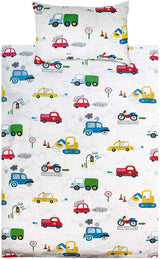 Ropa de cama para niños chicos con varios diseños, 100% algodón Ropa de cama - infantil Naty Shop Auto 100 X 135 cm