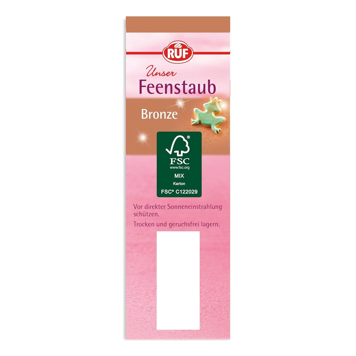 RUF Fairy Dust Polvo de purpurina comestible en botella pulverizadora con dosificador 10 gramos Sprinkles Naty Shop