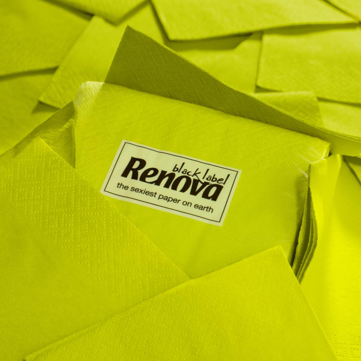 Servilletas de papel verde cóctel Renova - 30 servilletas