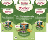 Yogi Tea - Tulsi Serenity, té de hierbas ayurvédico, sin cafeína, mezcla de Tulsi - albahaca sagrada, regaliz y naranja, té Yogi, paquete de 6, 6 x 17 bolsitas de té (102 bolsitas de té)