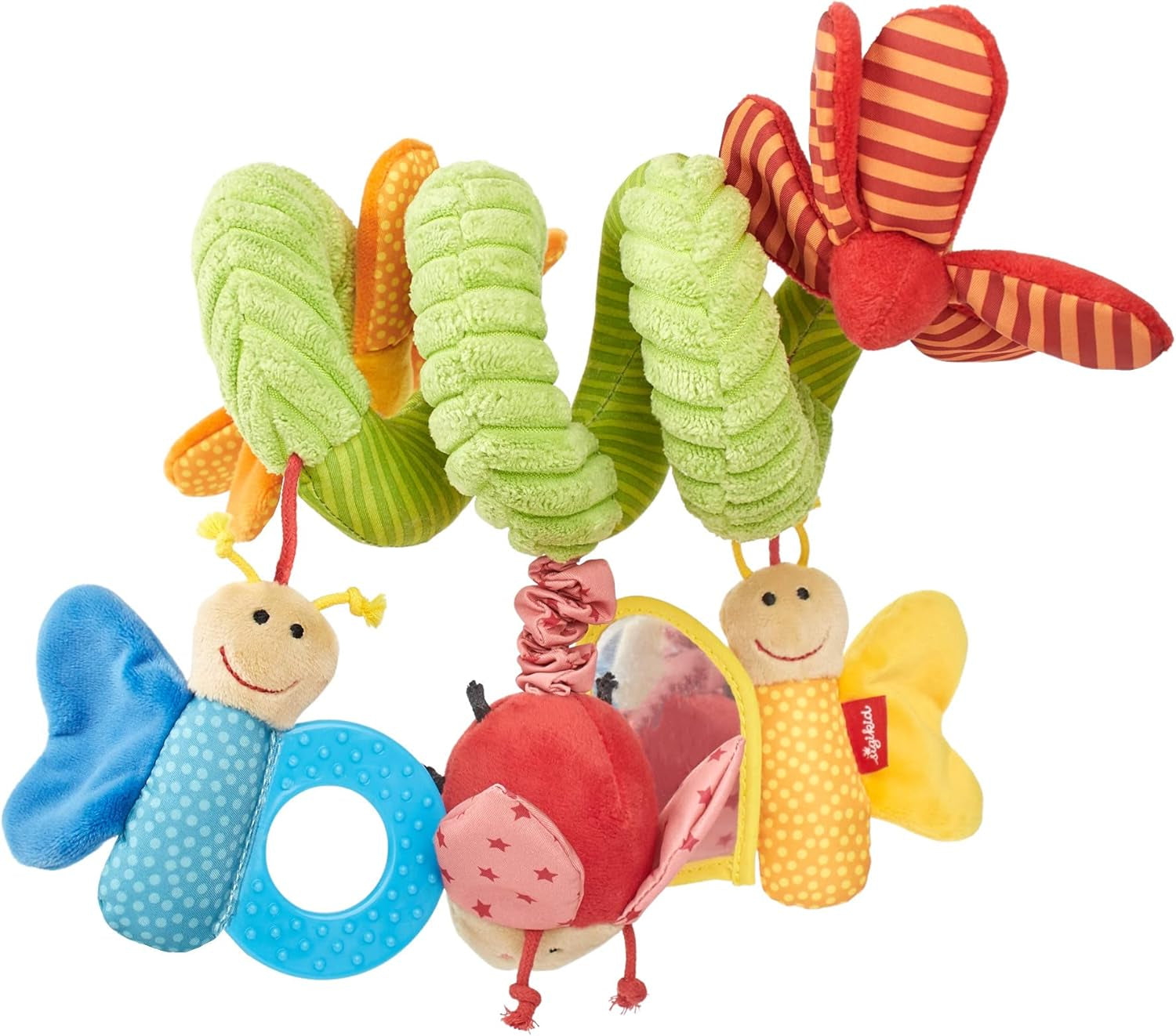 SIGIKID 42249 Mariposa Espiral Activa Baby Activity On Tour juguete niña para niños recomendado desde el nacimiento Multicolor Juguetes Bebe Naty Shop Recomendado desde el nacimiento Multicolor