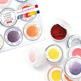 Scrapcooking - Juego de 9 colorantes alimentarios en polvo - Azul, Amarillo, Rosa, Púrpura, Naranja, Verde lima, Rojo, Rosa empolvado, Negro - Colorante en polvo comestible para tartas, muffins, macarons - 4270