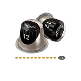 Jacobs Kaffeekapseln Espresso Ristretto, Intensidad 12/12, 10 x 20 Getränke, Nespresso* compatible Kaffee Kapseln, 200 Kapseln
