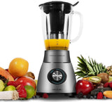 Cecotec Batidora de Pie Power Black Titanium 2200MAX Smooth, 2200 W Máxima Leistung, 6 Klingen Aus Edelstahl, Función Ice-Crush, Función Turbo y Smoothie, Función Autoclean Cocina Naty Shop Mechanisch 2500 W | 1,8 litros