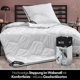 Edredón All Seasons 135X200 - Edredón Ligero 135X200 - Transpirable y Lavable y 100% Vegano - Edredón de Malla Climática y Banda Confort para Dormir - Relleno 800G Edredones y Edredones Naty Shop