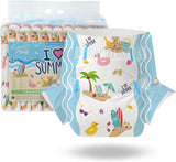 CutiePlusU Pañales para Adultos, 10 Piezas, Braguitas Desechables para Incontinencia con Sábana para Mujeres y Hombres, Máxima Absorbencia Durante la Noche - Little Princess (Tamaño Grande 94-119cm)