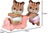 Sylvanian Families L5421 Ardilla Gemelas Casa de Muñecas Figuras Casas de Muñecas Naty Shop Muñecas