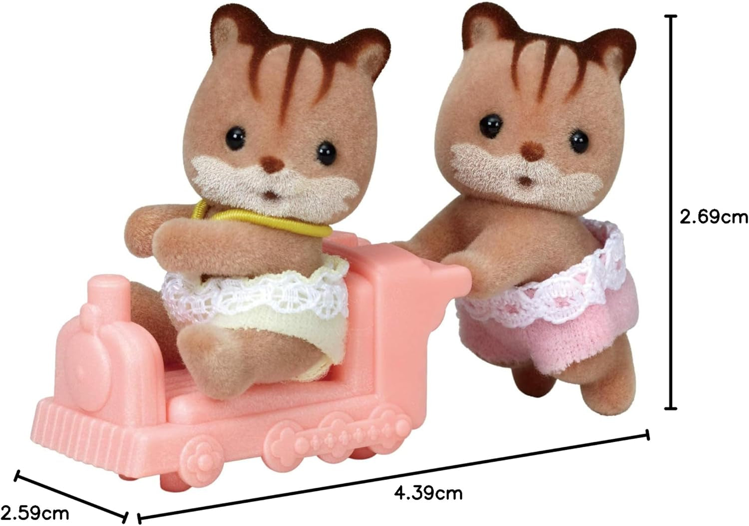 Sylvanian Families L5421 Ardilla Gemelas Casa de Muñecas Figuras Casas de Muñecas Naty Shop Muñecas