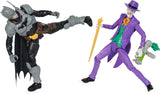 DC Batman Adventures Batman Vs the Joker Juego de figuras de acción, 30 cm - 2 figuras totalmente móviles con 12 engranajes para emocionantes juegos de rol, juguete para más de 4 niños Figuras de acción Naty Shop
