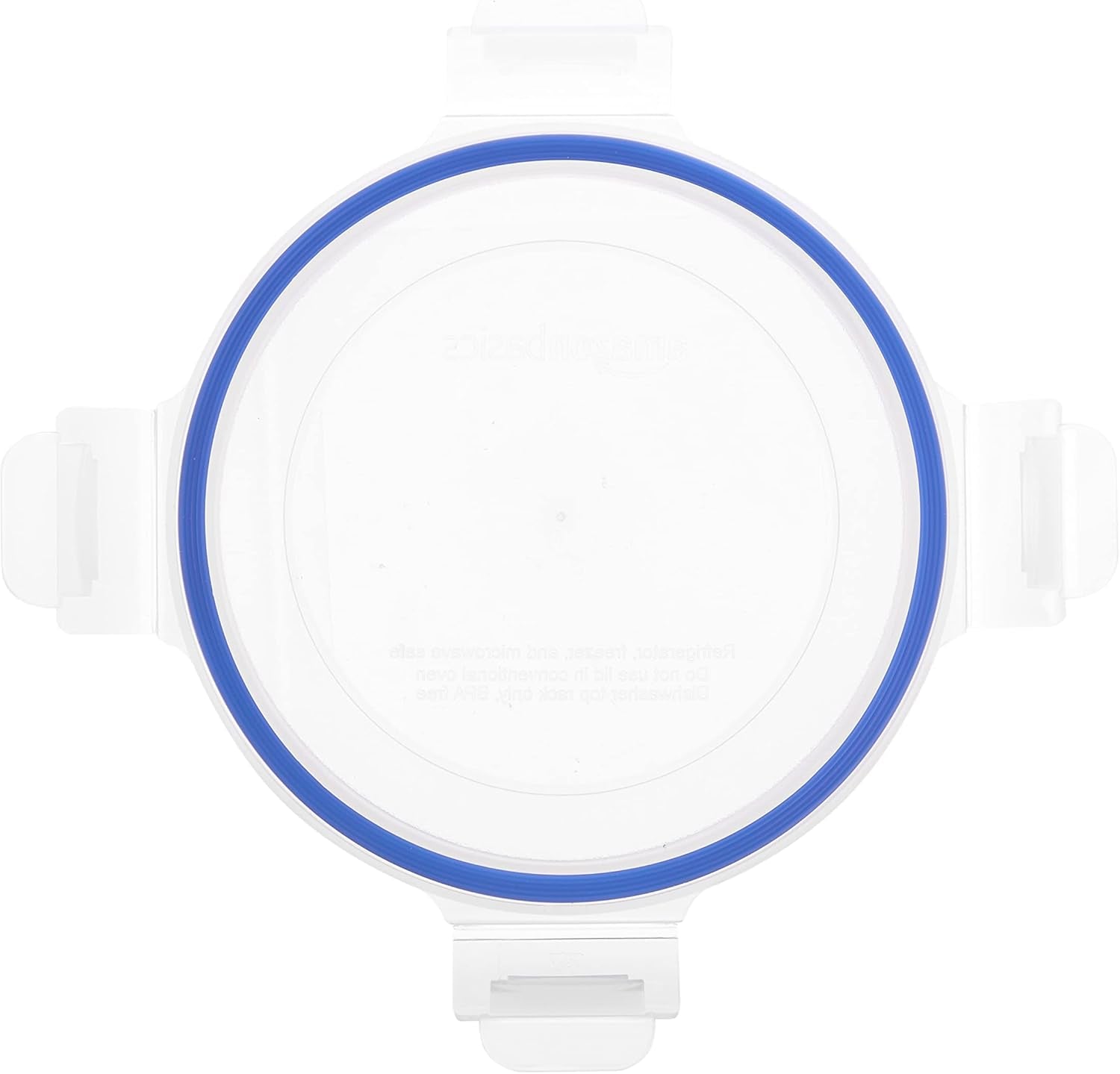 Amazon Basics Recipientes de vidrio para alimentos con tapa, paquete de 20 (10 recipientes + 10 tapas), cajas de almacenamiento de alimentos azul transparente sin BPA Naty Shop