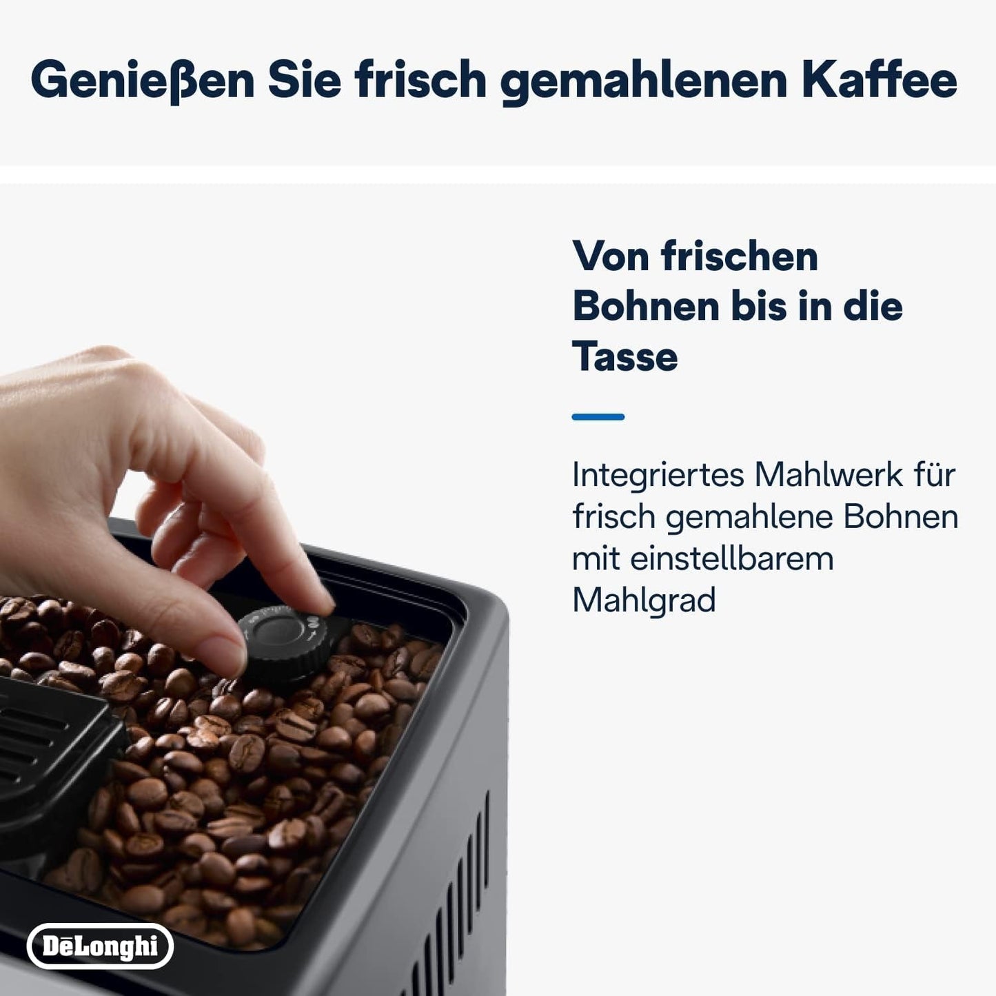 De'Longhi Dinamica Plus ECAM 370.70.B Cafetera espresso totalmente automática con sistema de leche LatteCrema, capuchino y espresso, pantalla táctil a color TFT de 3,5 pulgadas y control mediante aplicación, función café, negra