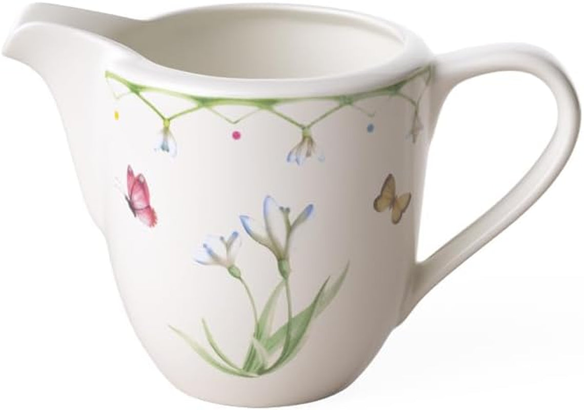 Villeroy & Boch Taza de leche Colorful Spring, 280 ml, Porcelana Premium, Blanco/Multicolor