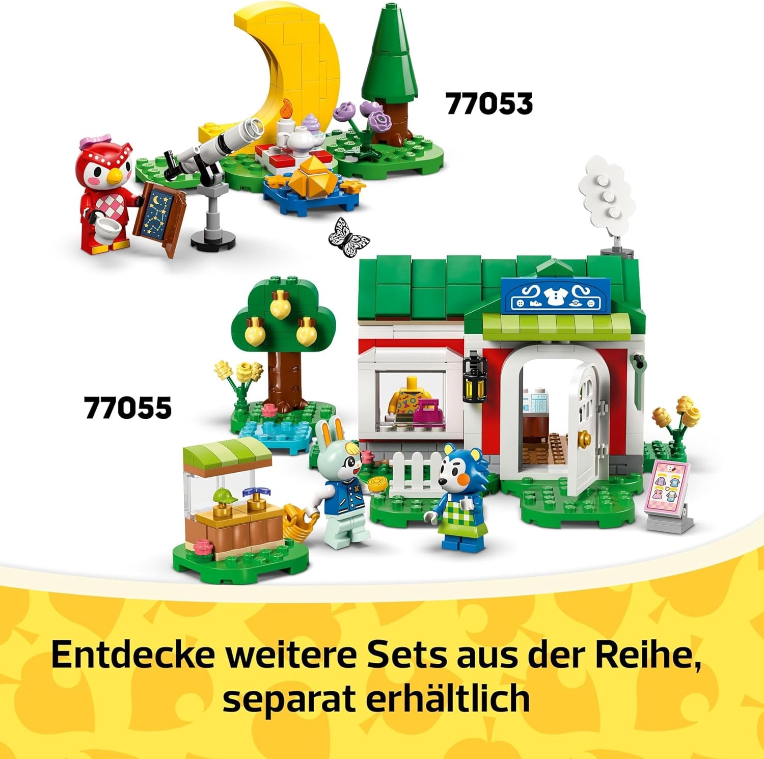LEGO Animal Crossing Juego de rol Caravana y Jardín de Gerd Coche de juguete para niños de 7 años Niñas y niños Regalo Videojuego de juguete con figuras de animales 77054 Juegos de construcción Besuche den LEGO-Store