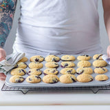 0070035 FORMA DE FONDO PARA 24 MINI MUFFINS 38,5 X 26 X 2 H CM Moldes y bandejas para hornear Naty Shop
