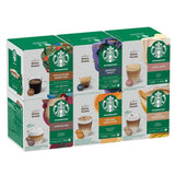 STARBUCKS Probierset, paquete variado de tazas mixtas de Nescafé Dolce Gusto Kaffeekapseln 6 x 12 (72 Kapseln) - Exklusiv bei Amazon