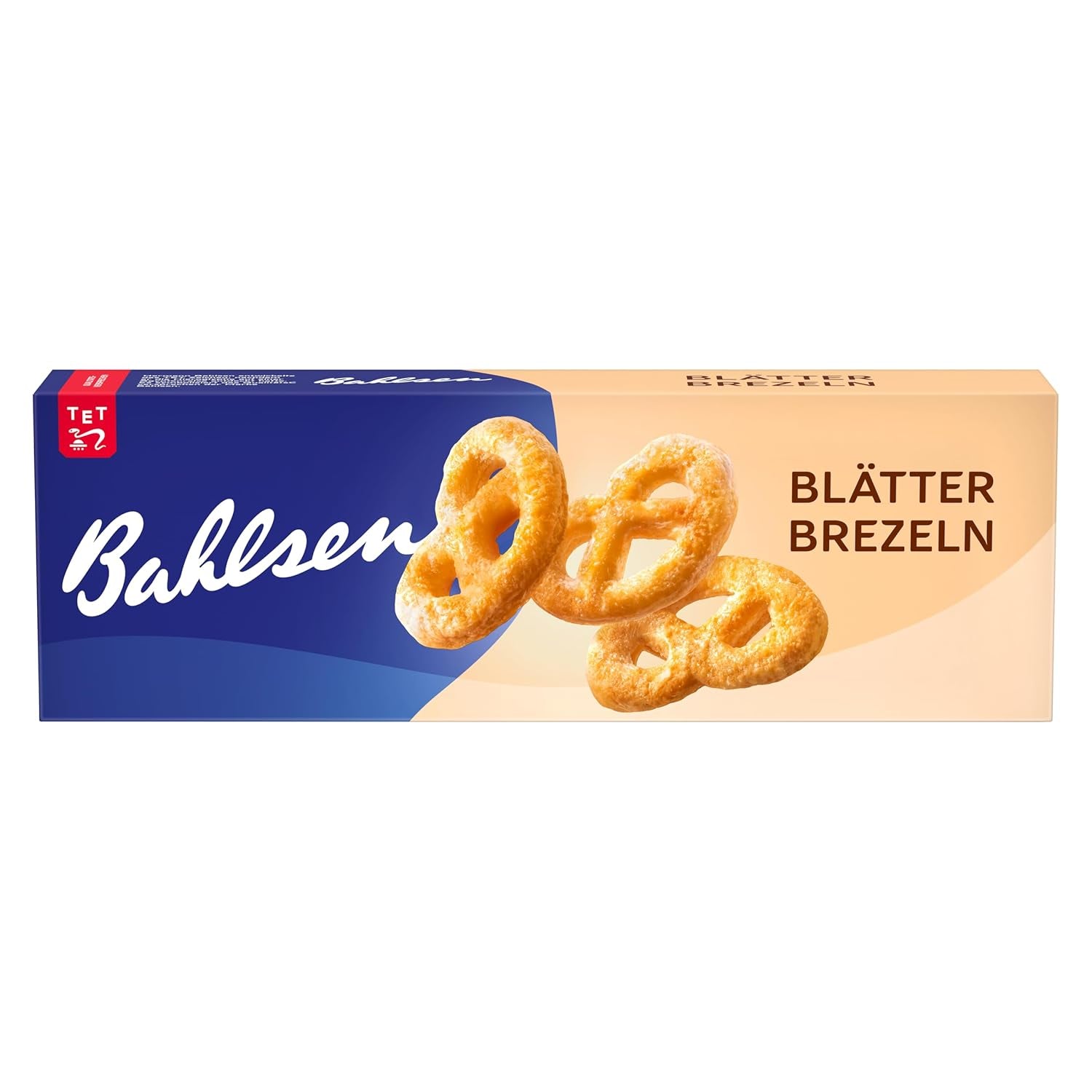 Hojaldre Bahlsen - Pack de 12 - Hojaldre caramelizado en forma de pretzel (12 x 100g)