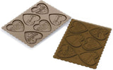 Silikomart 22.166.77.0165 CKC06, Set forma chocolate y cortador de cocina Naty Shop