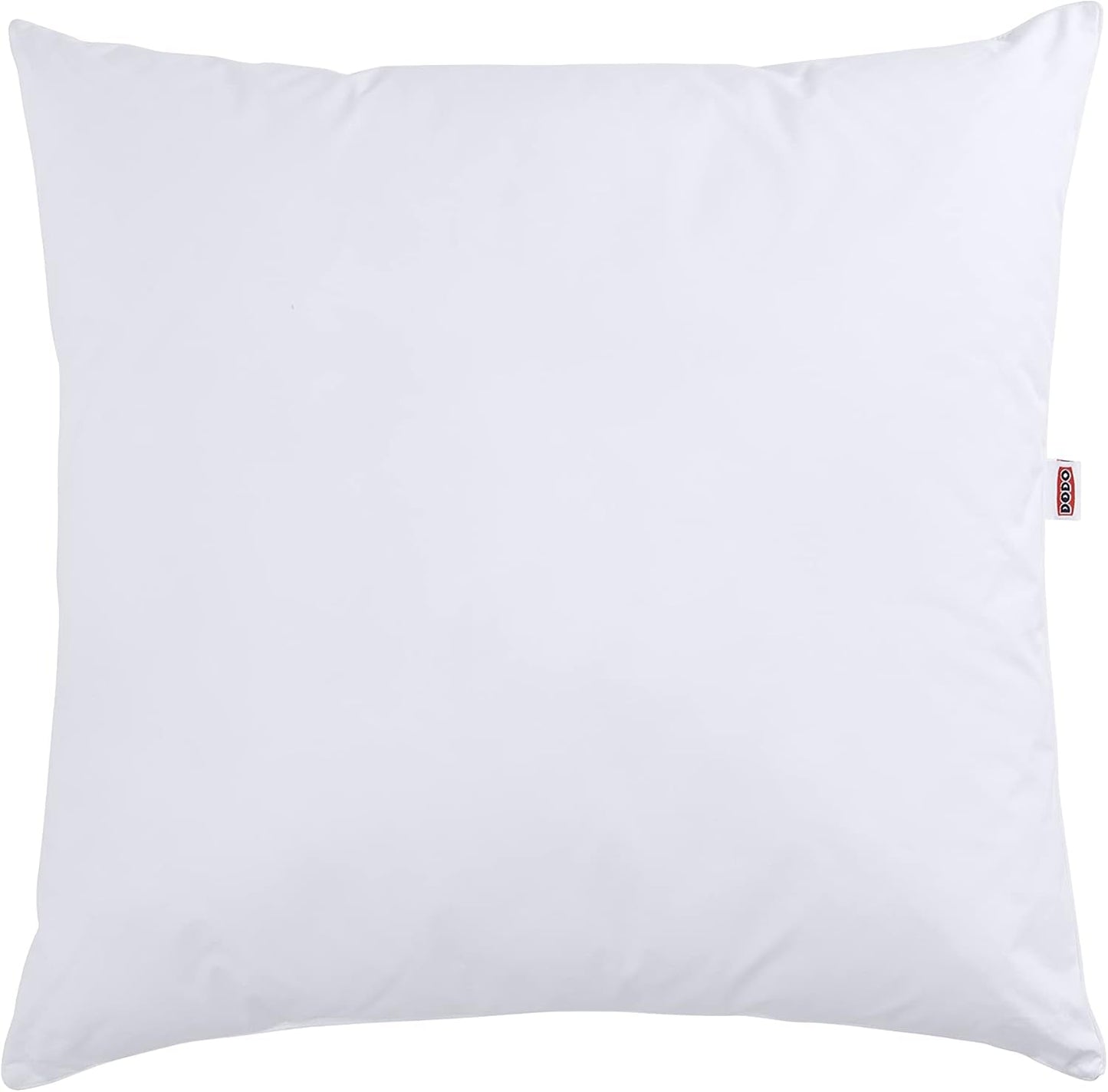 DODO 64476 Cojín Calgary, Plumón/Piel de Ganso y Pato, 65 X 65 cm, Blanco Naty Shop Cojines Estándar