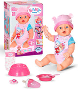 BABY Born Emma - muñeca bebé 43 cm - 10 funciones incluidos accesorios y colchón - Funciona completamente sin pilas - Apto para niños a partir de 3 años