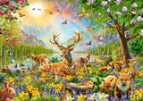Ravensburger Puzzle para niños - 13352 Familia de ciervos agraciados - Puzzle de 200 piezas para niños a partir de 8 años Puzzle Naty Shop