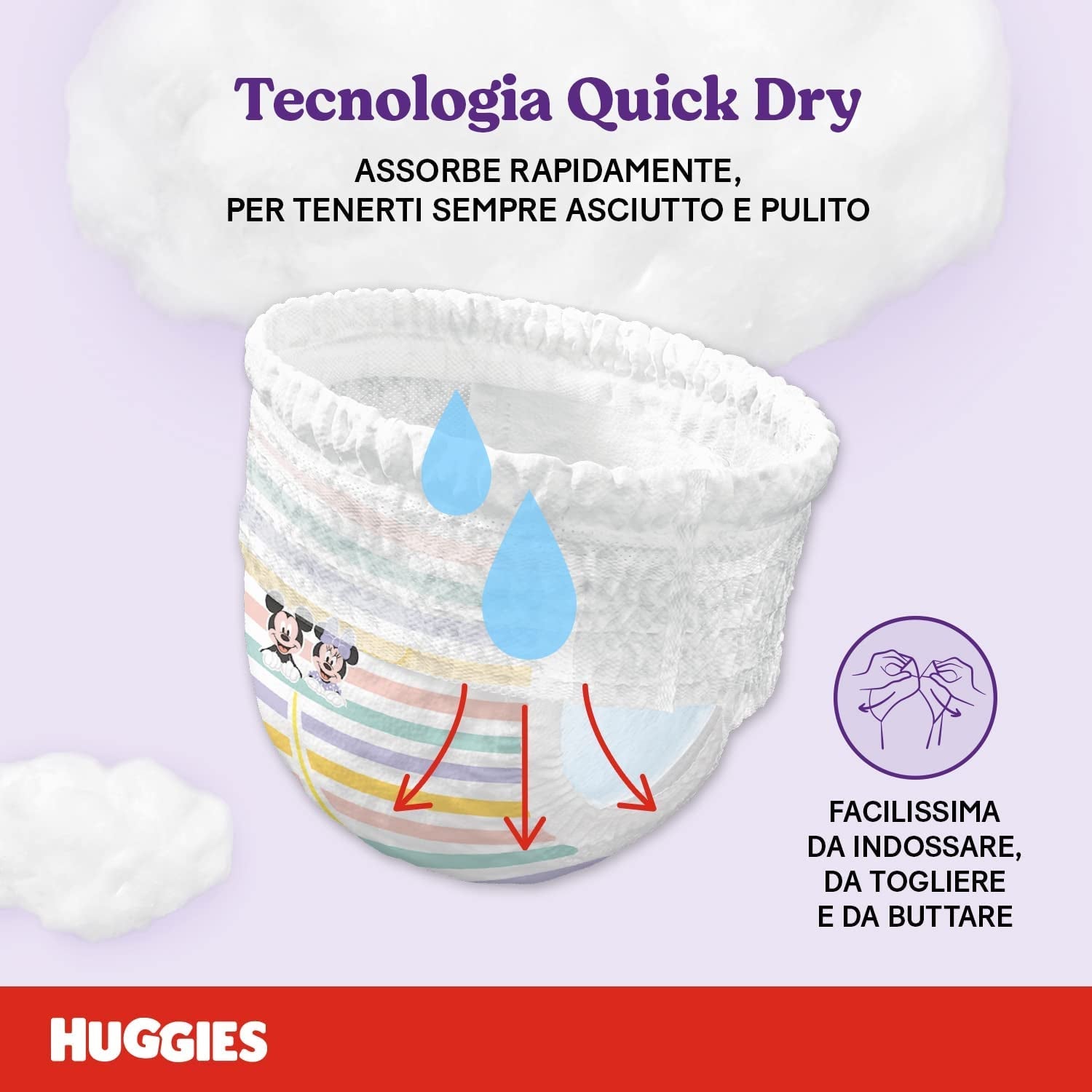 Pañales Huggies Ultra Comfort, talla 4 (9-14 kg), paquete de 72 pañales