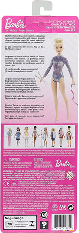 Barbie You Can Be Anything Series-accesorios de gimnasia rítmica con pelo rubio, muñeca incluida, regalo para niños, juguete de 3 años o más, GTN65