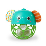 Bright Starts Giggle & Glow Bell Elefante que brilla en la oscuridad Oball Fácil de atrapar Recién nacido + Juguetes para bebés unisex Naty Shop Título predeterminado