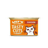Lily's Kitchen, Elaborada con Ingredientes Naturales, Deliciosos Bocados en Salsa de Pollo, Comida Húmeda para Gatos Adultos, Lata 70g