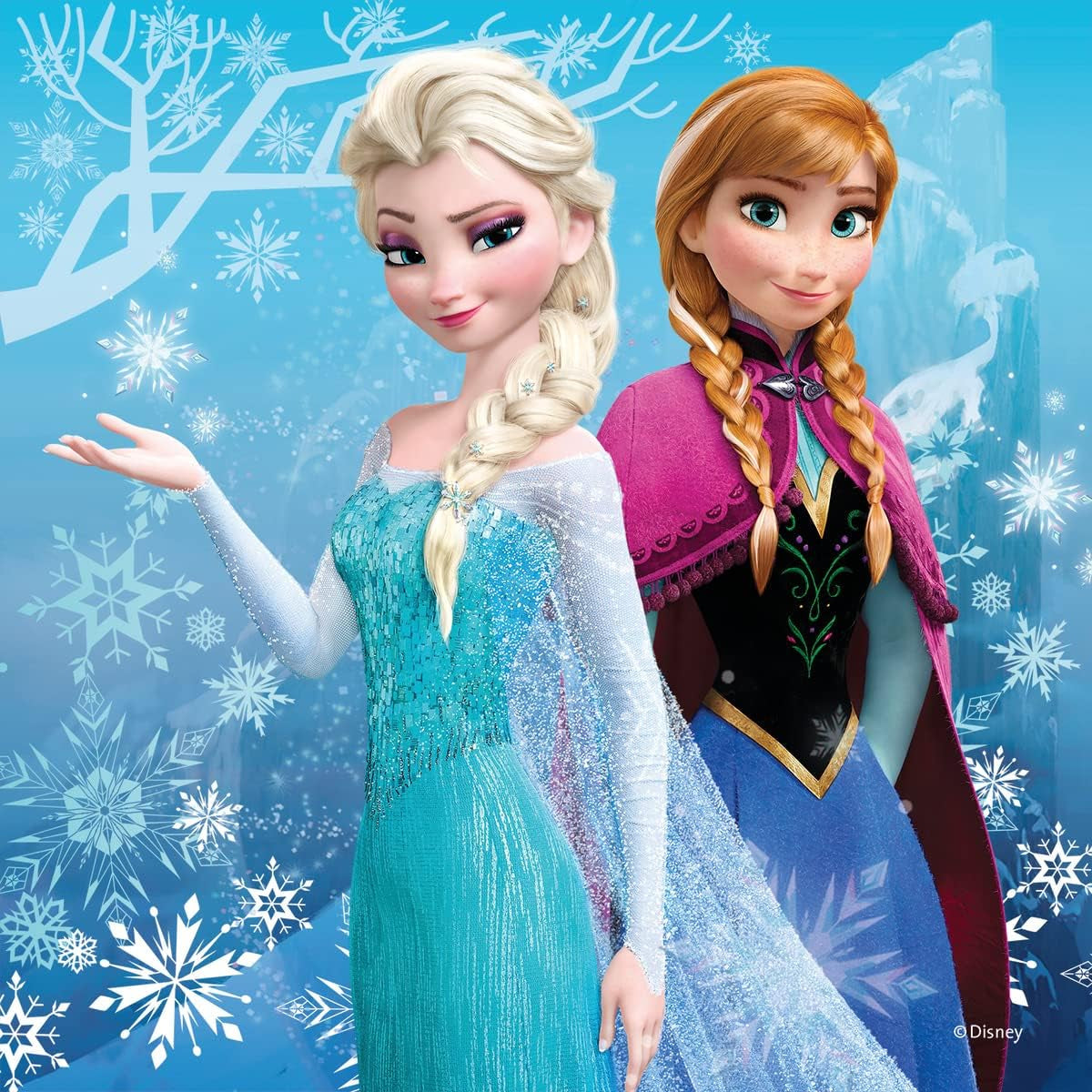 Ravensburger Puzzle Infantil - 09264 Aventuras en Winterland - Puzzle para niños mayores de 5 años, Puzzle Disney Frozen de 3X49 piezas Puzzle Naty Shop
