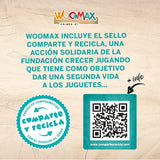 Casa de Muñecas de Madera, Castillos de Princesas de Madera, Casas de Muñecas, 3 Plantas, Castillos de Princesas, 9 Piezas de Madera, 37x15x53.5cm, Juguete de Madera, Edades 3+