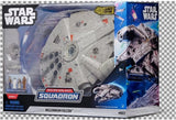 Star Wars Micro Galaxy Squadron SWJ0332 - Halcón Milenario 22,5cm Vehículo Oficial con Luces, Sonido y Figuras de Acción Naty Shop