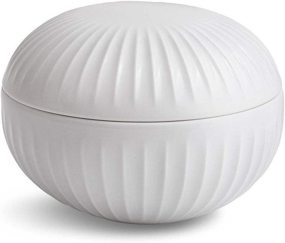 Kähler Bonbonniere Ø12 cm Hammershøi Decoración Diseño danés, blanco Cajas para guardar alimentos Naty Shop Título predeterminado