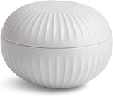 Kähler Bonbonniere Ø12 cm Hammershøi Decoración Diseño danés, blanco Cajas para guardar alimentos Naty Shop Título predeterminado