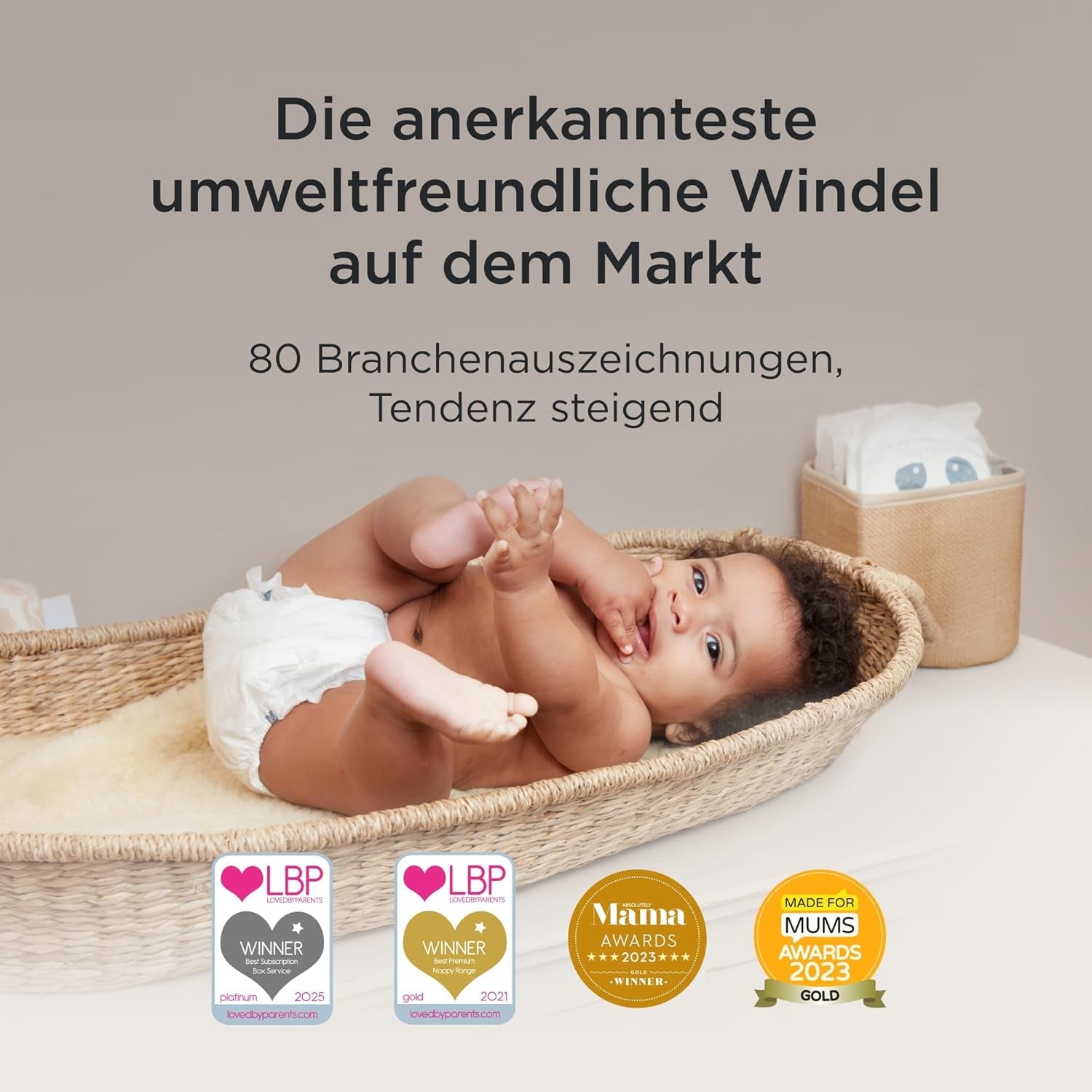 Kit & Kin Pañales ecológicos premium, talla 4 (9-16 kg), 132 pañales, a base de plantas e hipoalergénicos, protección confiable contra fugas, vegano y libre de crueldad