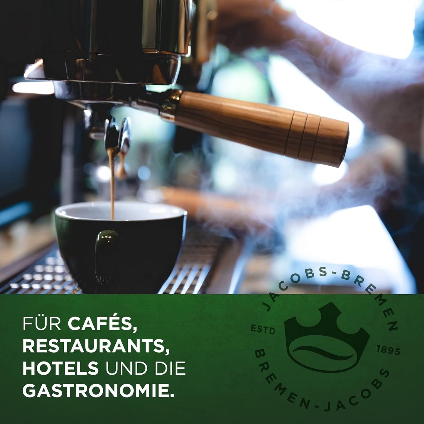 Café en grano Jacobs Professional Le Grand Café Crema, intensidad 2/5, café en grano entero, 1 kg