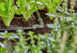 Sistema de riego por microgoteo Gardena, pieza en L de 13 mm (1/2"): conector de tubería para invertir tuberías de suministro de 13 mm, montaje sin herramientas, reutilizable (13202-20)