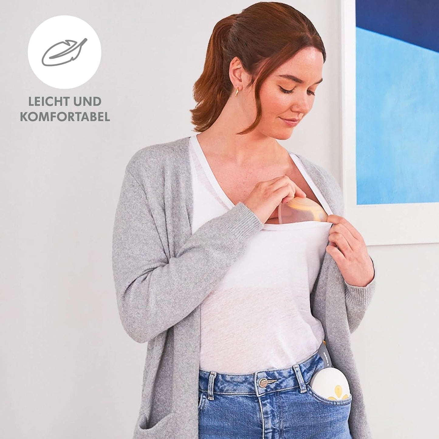 Extractor de leche manos libres Medela Solo | Extractor de leche eléctrico compacto e intuitivo para extracción unilateral Alimentación y Accesorios Lactancia Tienda Bebe Naty