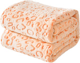 FY FIBER HOUSE Manta de Microfibra con Estampado de Guepardo en 3D, Manta de Lana de Franela, 228 x 274 cm, Morado, Edredones y Edredones, Naty Shop, Estampado de Leopardo Naranja, 60 x 80 Pulgadas