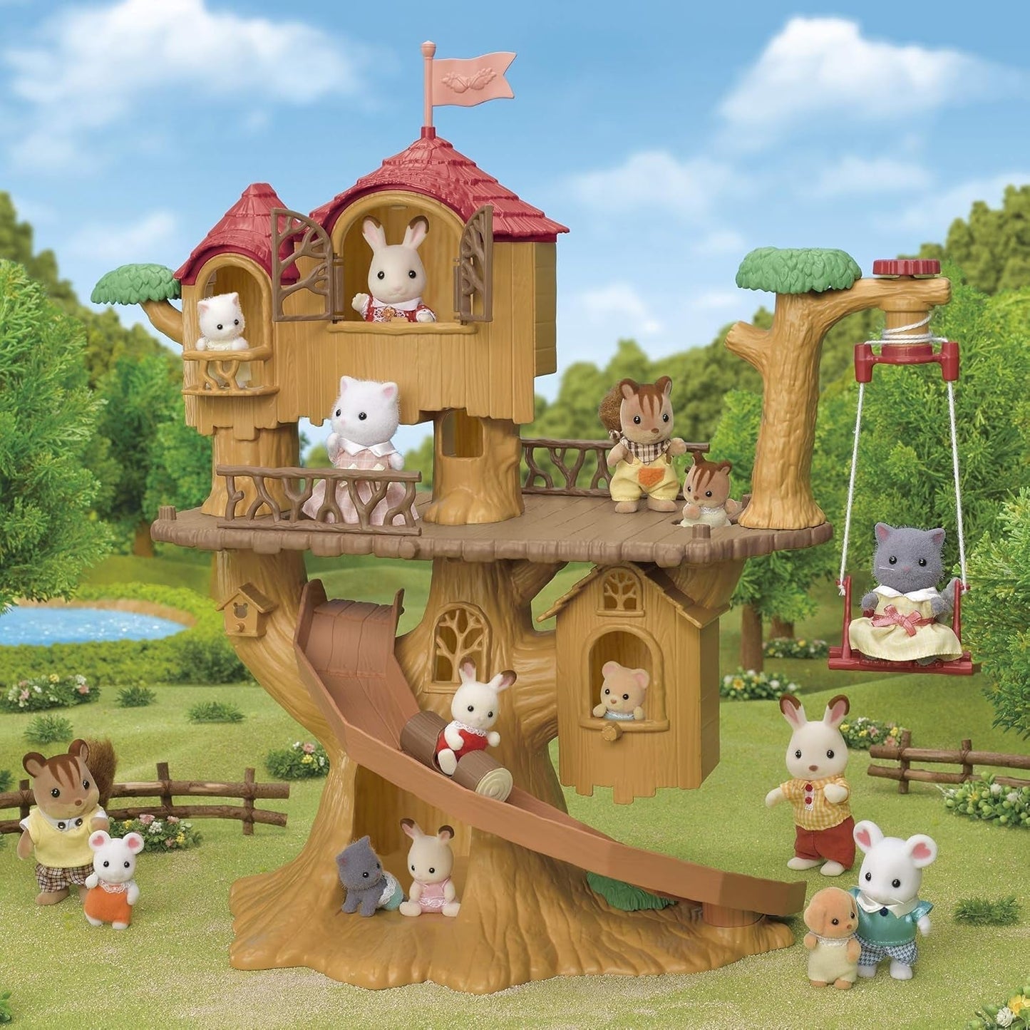 Sylvanian Families 5494 Casa del Árbol de Aventuras - Juego de Casa de Muñecas Casas de Muñecas Naty Shop