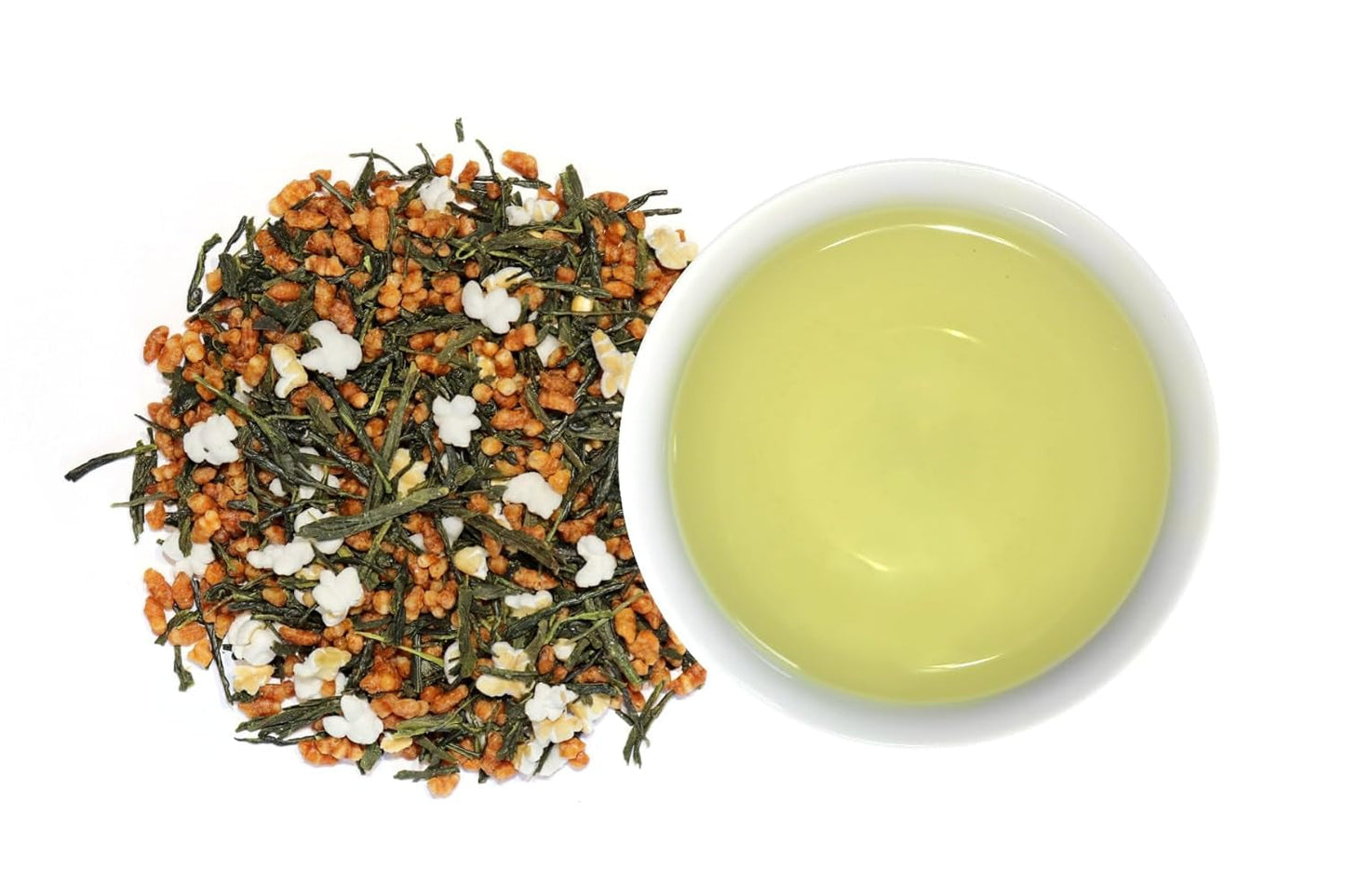 Té verde japonés Genmaicha con arroz asado, 50% Kagoshima Sencha, té verde suelto premium, mezcla tradicional, sin sabores añadidos, 100 g | Wondertea té verde japonés Genmaicha