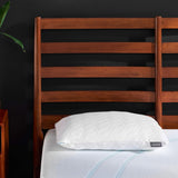 TEMPUR-PEDIC Almohada Tempur-Cloud Prohi, espuma viscoelástica, blanco/jardín opulento, almohadas estándar King Naty Shop Low King
