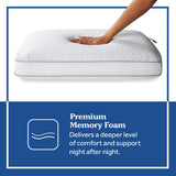 Almohada Viscoelástica Sealy Essentials Estándar Blanco 2 Piezas Naty Shop Almohadas Estándar