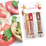 Scrapcooking - Rotuladores de 4 piezas: dorado, chocolate, blanco y rojo - Bolígrafos decorativos comestibles para escribir y dibujar en postres, pasteles y galletas