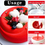 Colorante alimentario rojo, 26 g de colorante alimentario concentrado, colorante alimentario a base de aceite, colorante alimentario concentrado sin azúcar, colorante alimentario líquido para hornear, para manteca de cacao, crema de mantequilla