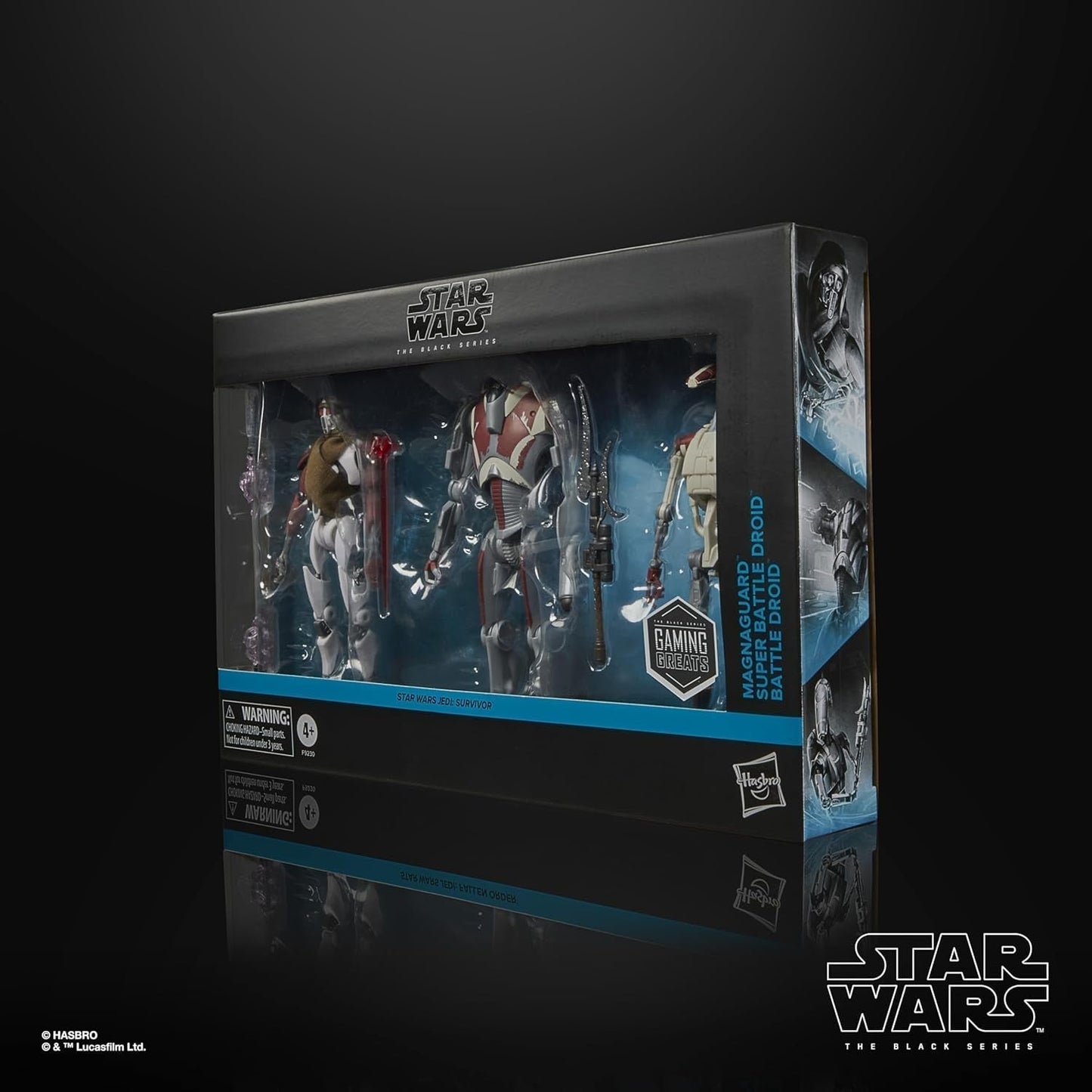 Star Wars Black Series Magna Raider, Super Battle Droid, Jedi Battle Droid: Survivor Action Figures 3-pack, Escala 15 cm Figuras de acción Naty Shop