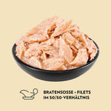 PrimaCat - Comida húmeda clásica para gatos, sabor a pájaro en salsa, 28 x 85 g