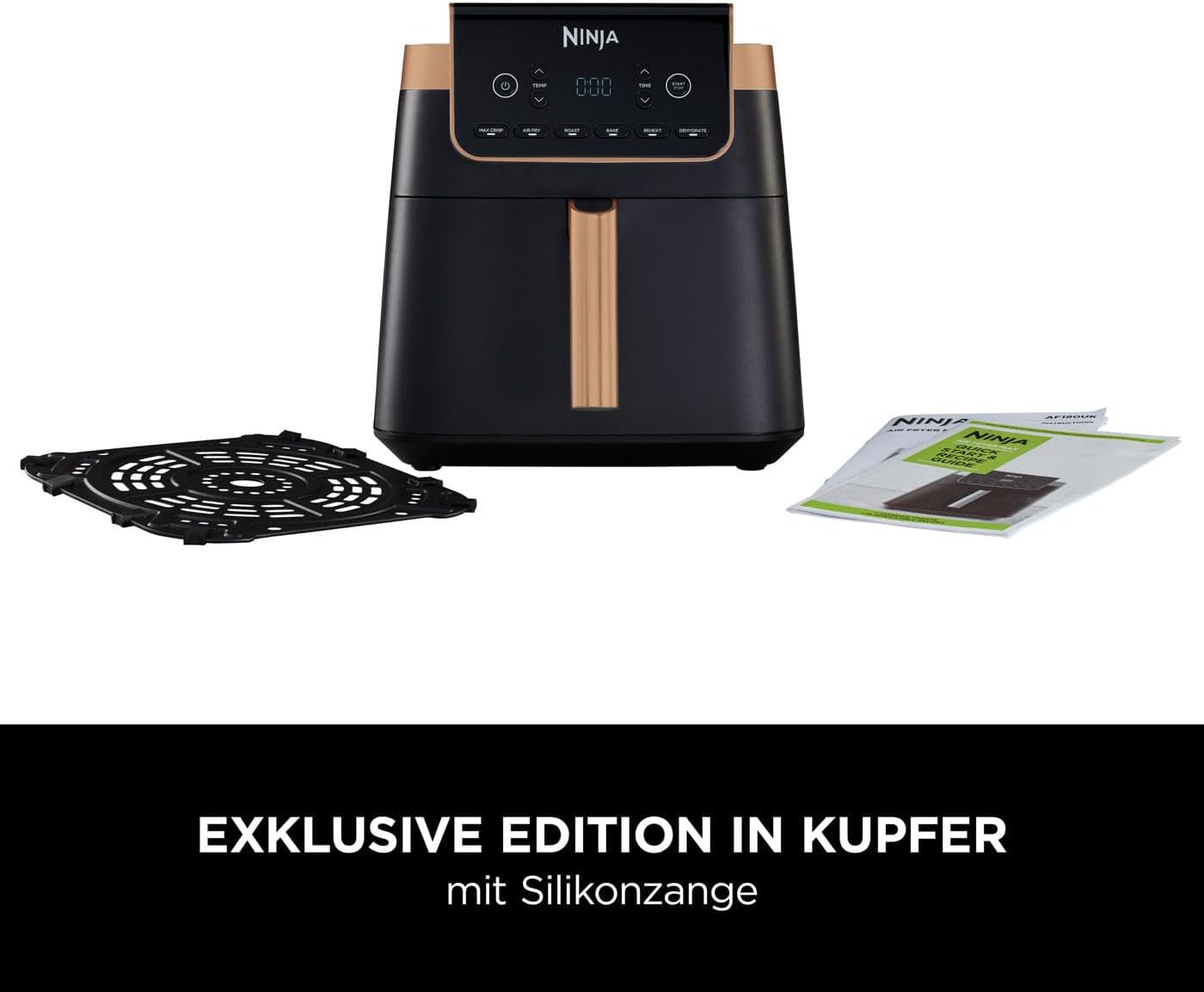 Freidora de aire Ninja MAX PRO AF180EUCP, 6,2 litros, sin aceite Naty Tienda Electrodomésticos