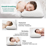Fityou Almohada Viscoelástica Almohada De Soporte Para El Cuello Almohada Ergonómica Para Dormir Almohada De Enfriamiento Diseño De Doble Cara Funda De Almohada Lavable (67,5X40X13Cm) Almohadas Ortopédicas Cervicales Naty Shop