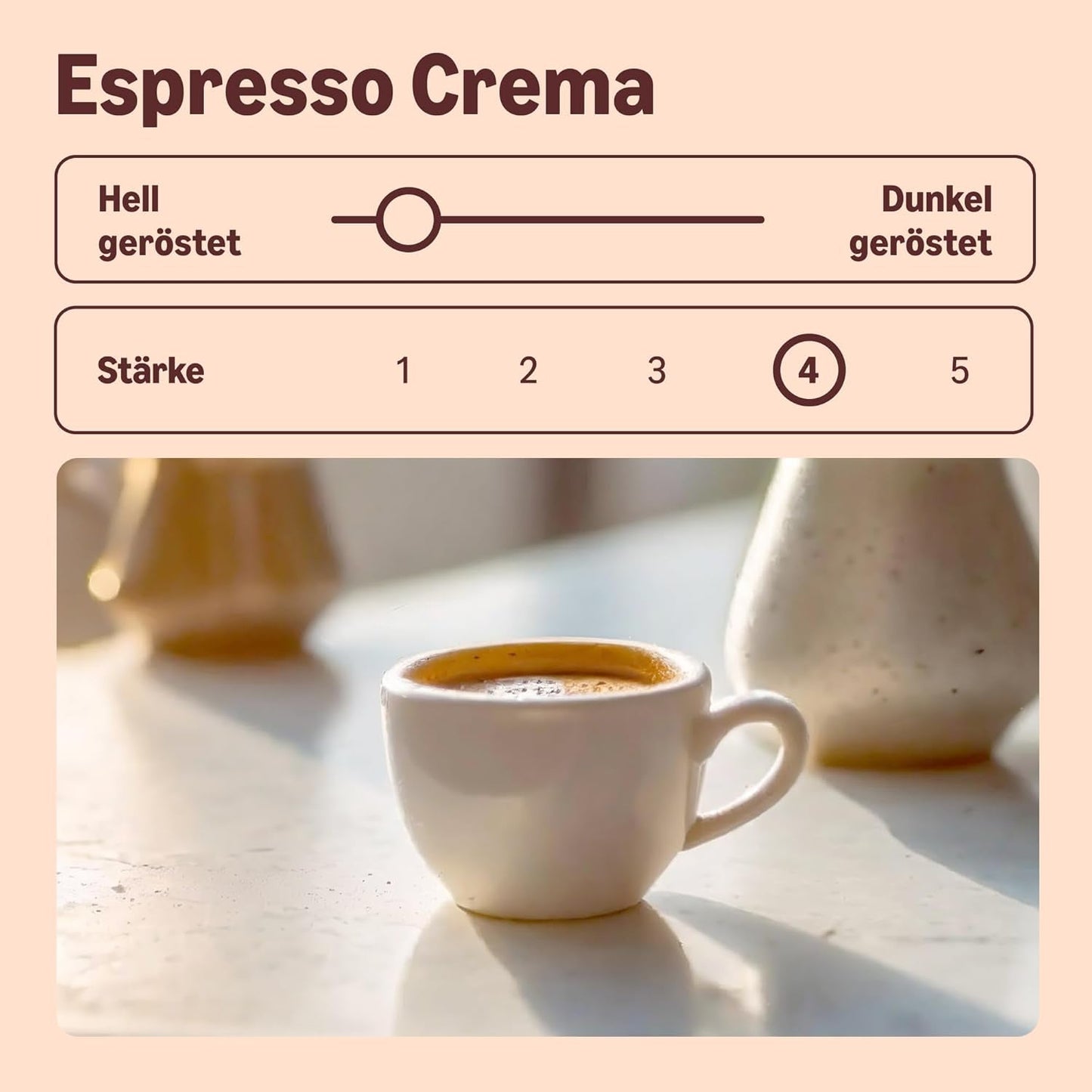 de Amazon Espresso Crema Röstkaffee Ganze Bohnen, 1 kg (2 paquetes de 500 g), Rainforest Alliance-Zertifizierung