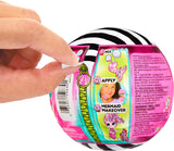 Jajaja ¡Sorpresa! Mermaids Makeover Magic Tots - Brillo de labios real para que tú y tu muñeca hagan, mezclen y creen maquillaje, divertido juego acuático, 6 muñecas para coleccionar - Edades 4+